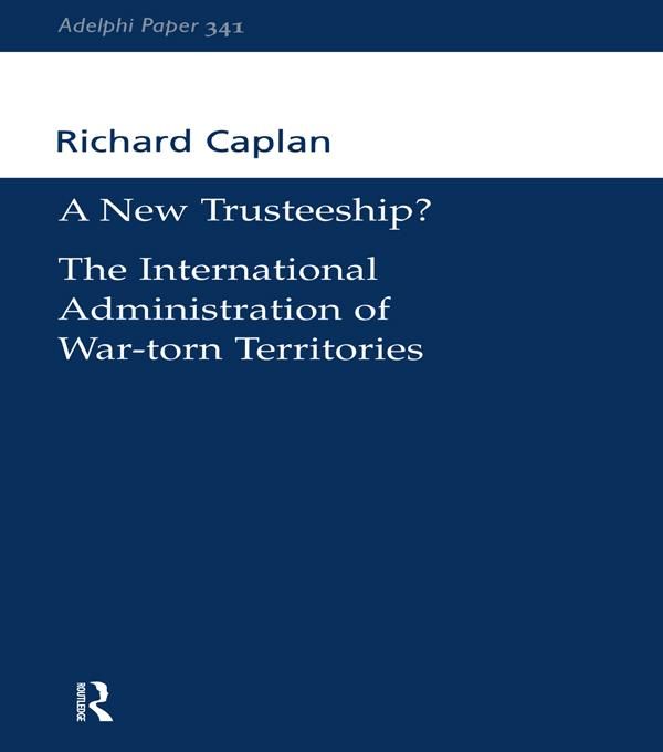 Produktbild: A New Trusteeship?