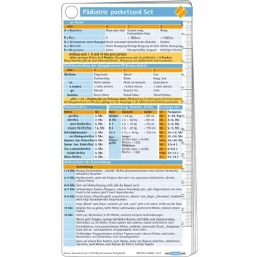Produktbild: P&auml;diatrie pocketcard Set (4er)