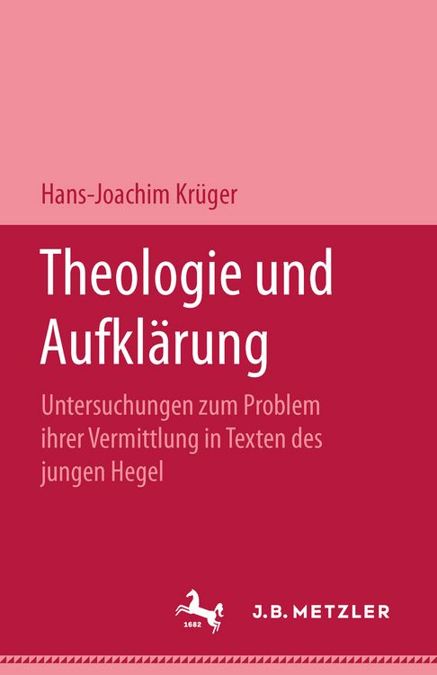 Produktbild: Theologie und Aufkl&auml;rung