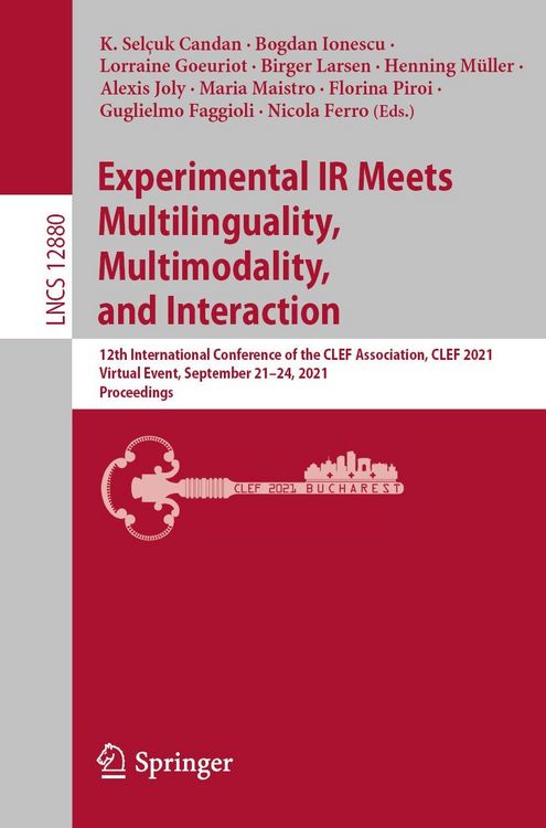 Produktbild: Experimental IR Meets Multilinguality, Multimodality, and Interaction