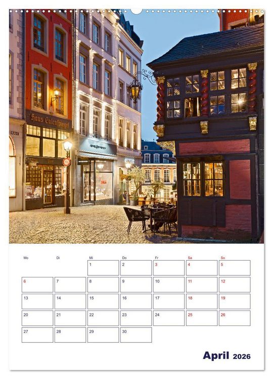 Produktbild: Zauberhaftes Aachen (Wandkalender 2026 DIN A2 hoch), CALVENDO Monatskalender