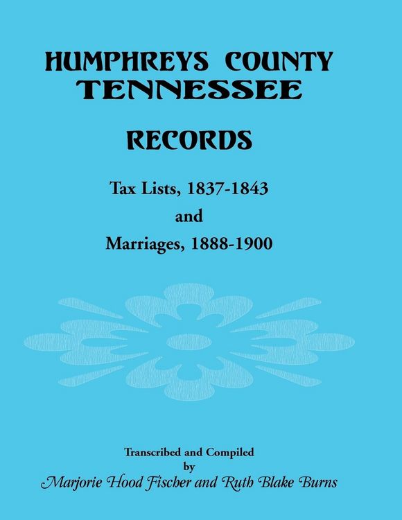 Produktbild: Humphreys County, Tennessee Records