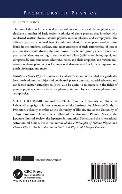 Produktbild: Statistical Plasma Physics, Volume II