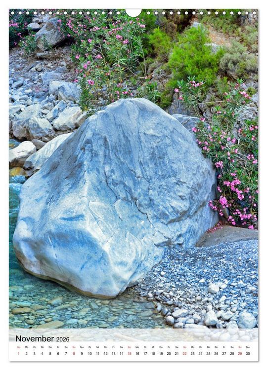 Produktbild: Naturerlebnis Samaria Schlucht auf Kreta (Wandkalender 2026 DIN A3 hoch), CALVENDO Monatskalender
