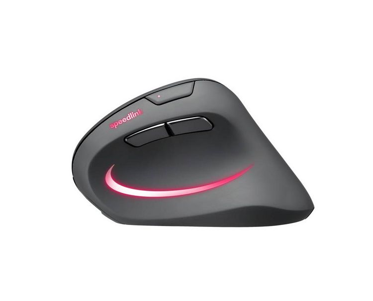 Produktbild: SPEEDLINK PIAVO PRO RGB Rechargeable Vertical Ergonomic Mouse - Wireless, rubber-black