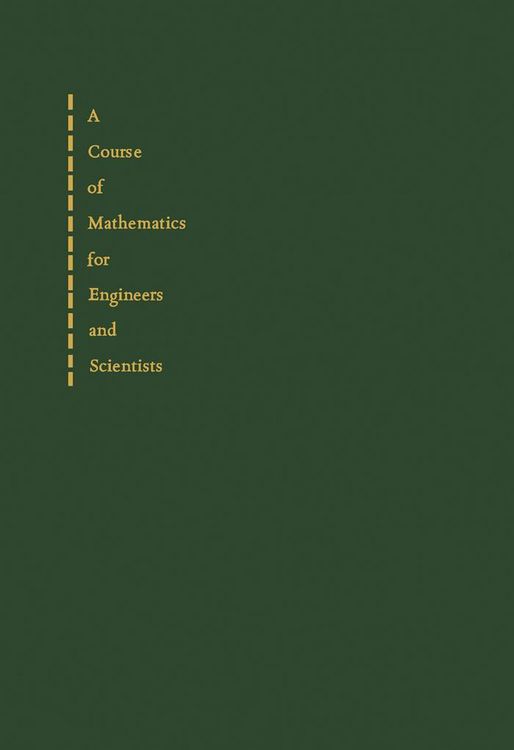 Produktbild: A Course of Mathematics for Engineers and Scientists