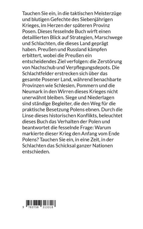 Produktbild: Ein Gefechtsfeld des siebenj&auml;hrigen Krieges - Die Provinz Posen