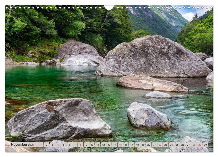Produktbild: Ticino romantico (Wandkalender 2026 DIN A3 quer), CALVENDO Monatskalender