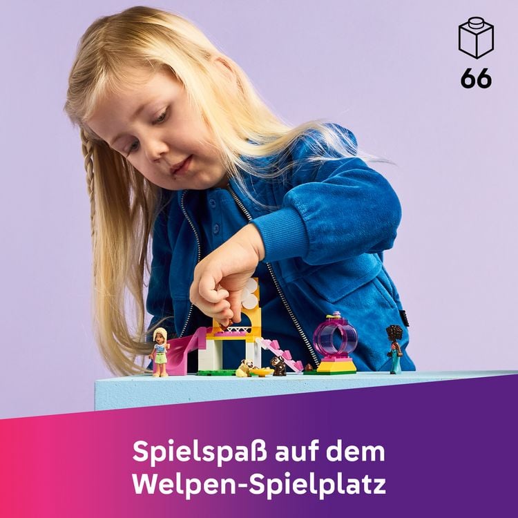 Produktbild: LEGO Friends 42665 Welpenspielplatz, Spielzeug f&uuml;r Jungen und M&auml;dchen