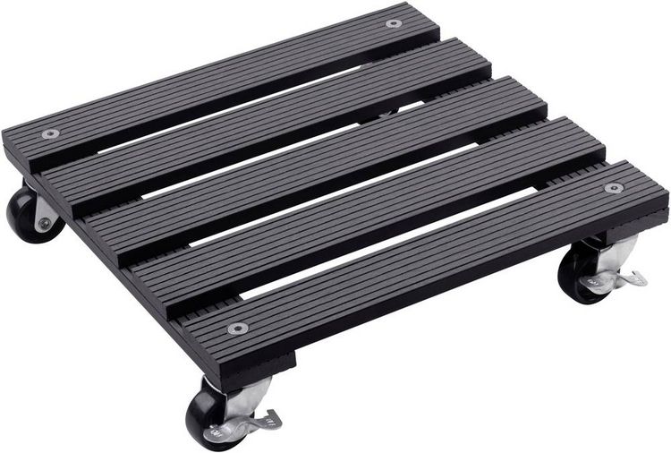 Produktbild: Metafranc WU0825110 Transportroller WPC Traglast (max.): 60 kg 300 mm x 300 m x 73 mm Anzahl Lenkrollen 4