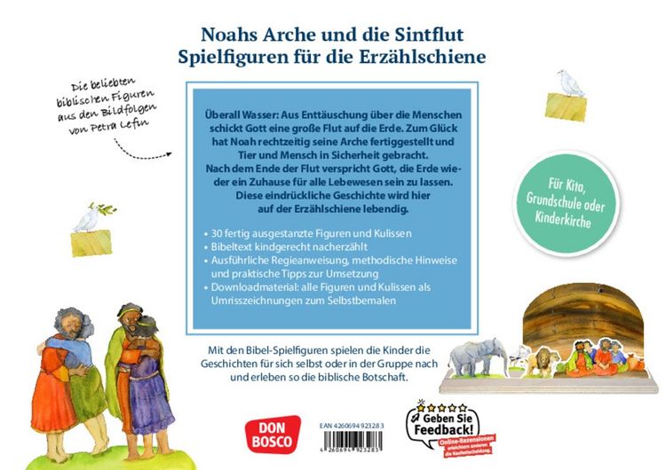 Produktbild: Noahs Arche. Erz&auml;hlschienen-Figurenset