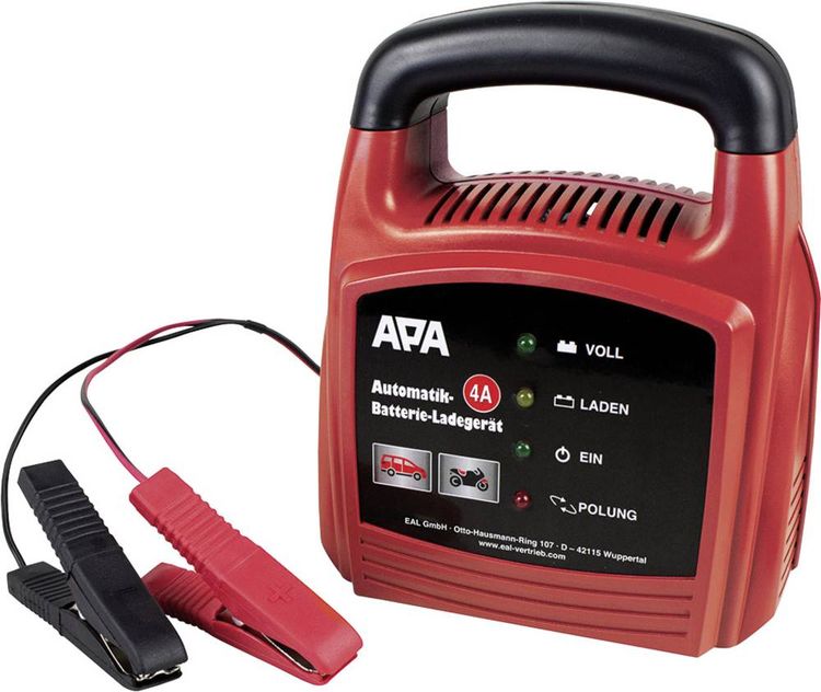 Produktbild: APA 16626 Automatikladeger&auml;t 12V 27 A, 4A