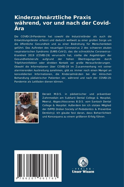 Produktbild: Kinderzahn&auml;rztliche Praxis w&auml;hrend, vor und nach der Covid-&Auml;ra
