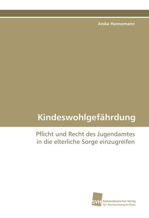 Produktbild: Kindeswohlgef&auml;hrdung