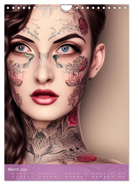 Produktbild: Inked Visions (Wall Calendar 2026 DIN A4 portrait), CALVENDO 12 Month Wall Calendar