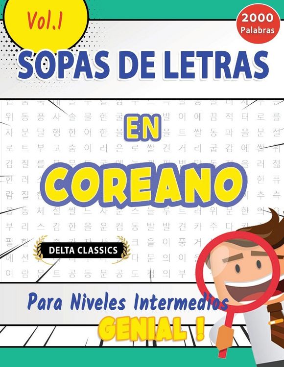 Produktbild: Sopa De Letras En El Coreano Para Niveles Intermedios - Genial! Vol.1 - Delta Classics