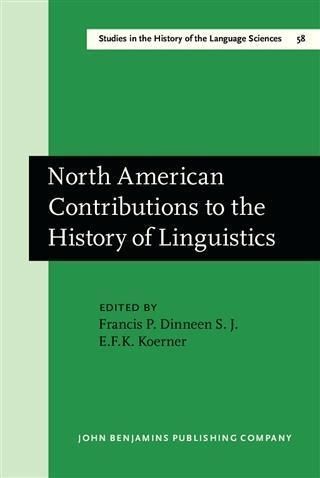 Produktbild: North American Contributions to the History of Linguistics
