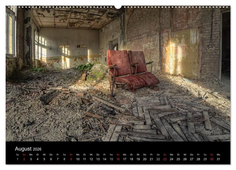Produktbild: Verlassene Orte im Harz (Wandkalender 2026 DIN A2 quer), CALVENDO Monatskalender