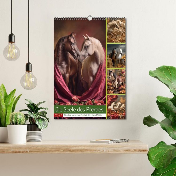 Produktbild: Edle Pferde (Wandkalender 2027 DIN A3 hoch), CALVENDO Monatskalender