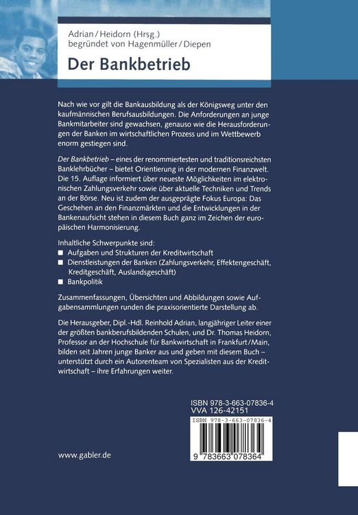 Produktbild: Der Bankbetrieb