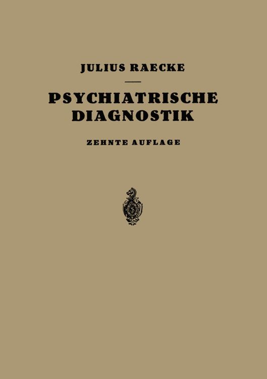 Produktbild: Grundriss der Psychiatrischen Diagnostik
