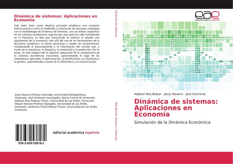 Produktbild: Din&aacute;mica de sistemas: Aplicaciones en Econom&iacute;a