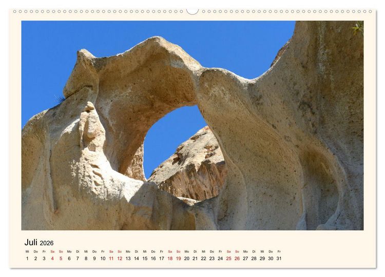 Produktbild: Kappadokien, im Land der Feenkamine (Wandkalender 2026 DIN A2 quer), CALVENDO Monatskalender