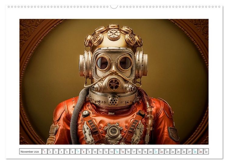 Produktbild: Astronauten Outfits (Wandkalender 2026 DIN A2 quer), CALVENDO Monatskalender