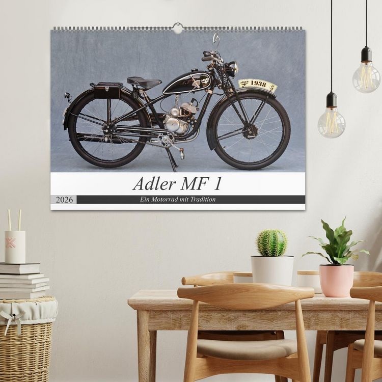 Produktbild: Adler MF 1 (Wandkalender 2026 DIN A2 quer), CALVENDO Monatskalender