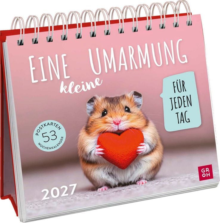Produktbild: Postkartenkalender 2027: Eine kleine Umarmung f&uuml;r jeden Tag