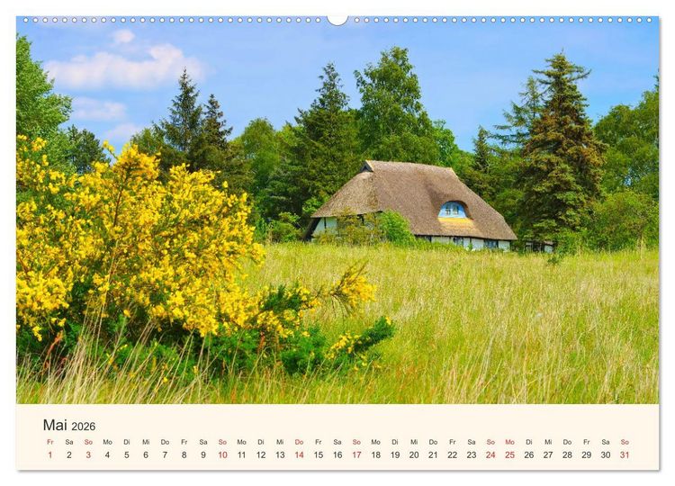 Produktbild: Ummanz - Naturparadies in der R&uuml;gener Boddenlandschaft (Wandkalender 2026 DIN A2 quer), CALVENDO Monatskalender