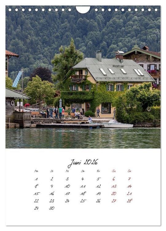 Produktbild: Tegernsee - Im Herz der Natur (Wandkalender 2026 DIN A4 hoch), CALVENDO Monatskalender