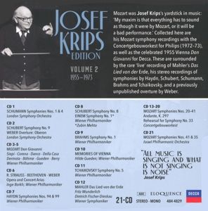 Produktbild: Josef Krips-Edition vol. 2: 1955-1973