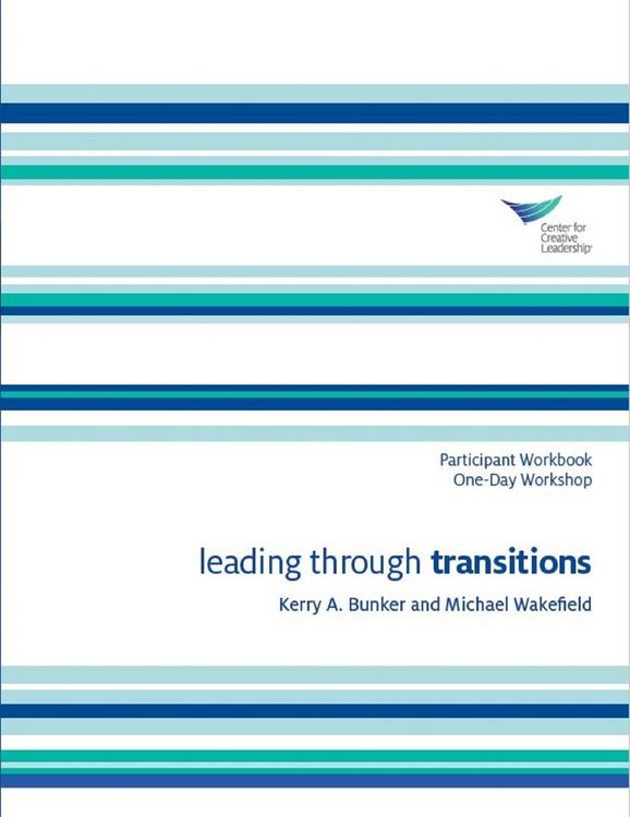 Produktbild: Leading Through Transitions Participant Workbook One-Day Workshop