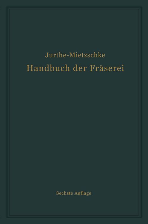 Produktbild: Handbuch der Fr&auml;serei