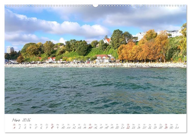 Produktbild: Mein Sassnitz - Hafenstadt und Erholungsort an der Kreidek&uuml;ste von R&uuml;gen (hochwertiger Premium Wandkalender 2026 DIN A2 quer), Kunstdruck in Hochglanz