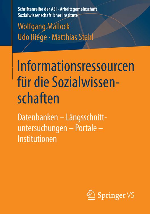 Produktbild: Informationsressourcen f&uuml;r die Sozialwissenschaften