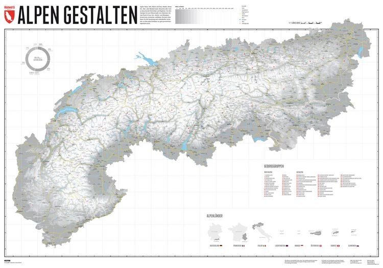Produktbild: Alpen Gestalten - 100 x 70 cm