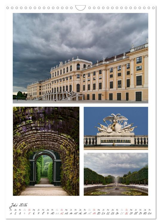 Produktbild: Schloss Sch&ouml;nbrunn im Wandel der Jahreszeiten (Wandkalender 2026 DIN A3 hoch), CALVENDO Monatskalender