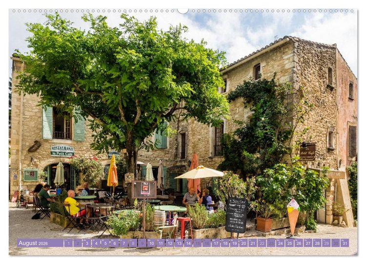 Produktbild: Ein Sommer in der Provence: Luberon und Vaucluse (Wandkalender 2026 DIN A2 quer), CALVENDO Monatskalender