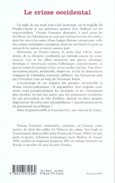 Produktbild: Le crime occidental