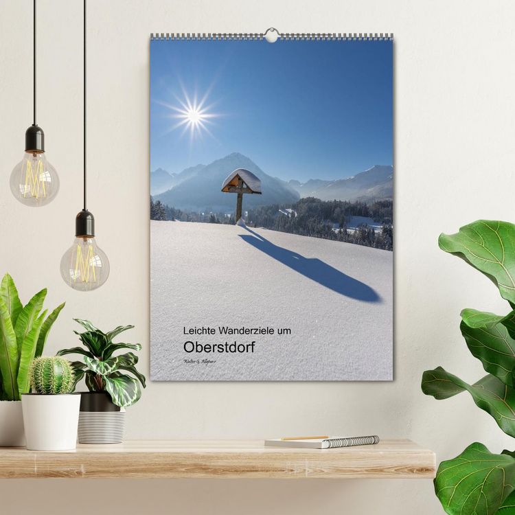 Produktbild: Leichte Wanderziele um Oberstdorf (Wandkalender 2026 DIN A2 hoch), CALVENDO Monatskalender