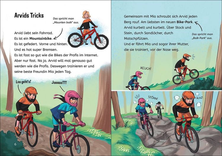 Produktbild: Lesel&ouml;wen 3. Klasse - Aufregung im Bike-Park