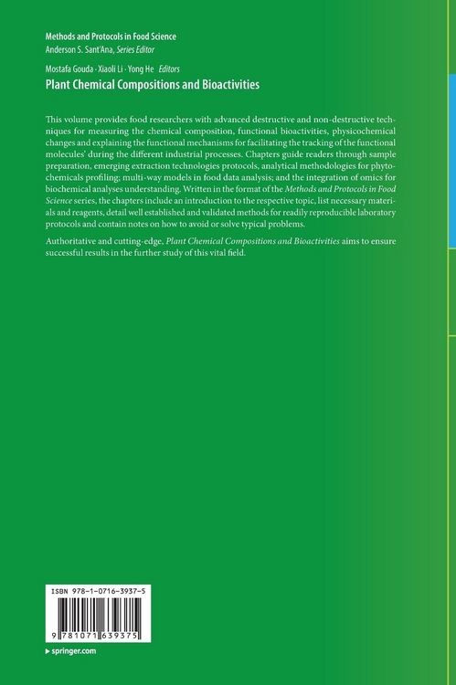 Produktbild: Plant Chemical Compositions and Bioactivities