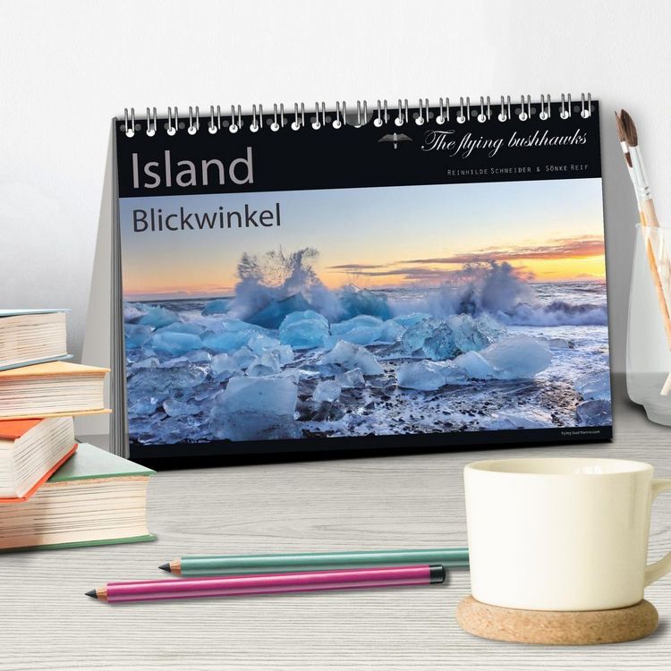 Produktbild: Island Blickwinkel 2027 (Tischkalender 2027 DIN A5 quer), CALVENDO Monatskalender