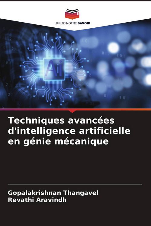 Produktbild: Techniques avanc&eacute;es d'intelligence artificielle en g&eacute;nie m&eacute;canique