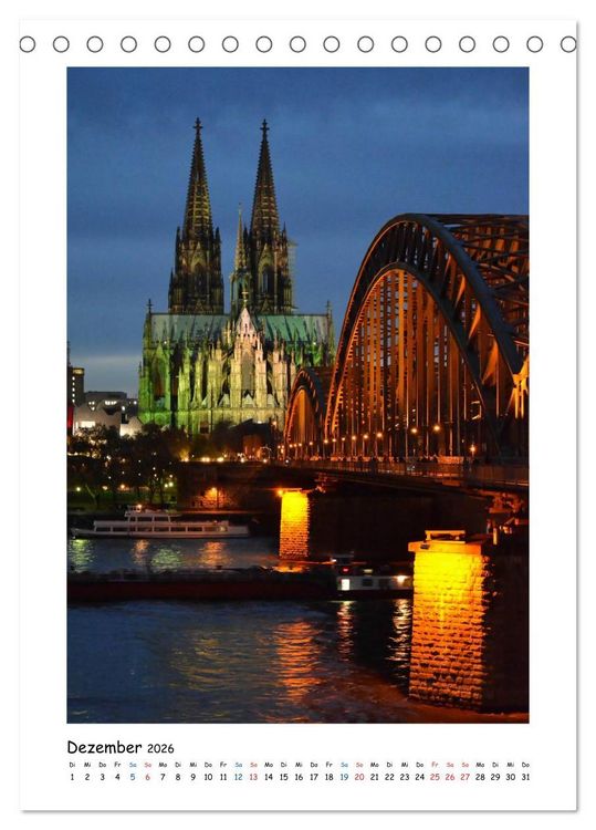 Produktbild: K&ouml;ln - Ansichtssache (Tischkalender 2026 DIN A5 hoch), CALVENDO Monatskalender