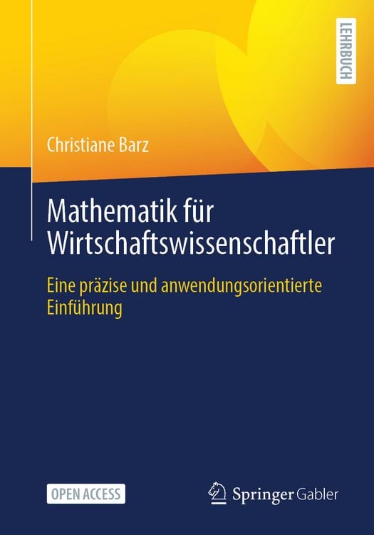 Produktbild: Mathematik f&uuml;r Wirtschaftswissenschaftler