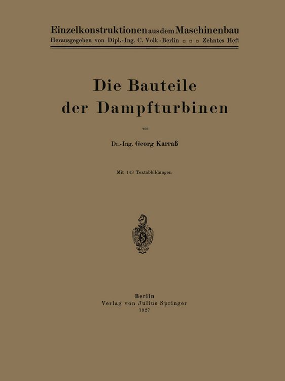 Produktbild: Die Bauteile der Dampfturbinen