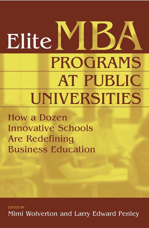 Produktbild: Elite MBA Programs at Public Universities